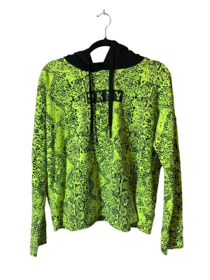 Athletic Sweatshirt Hoodie By Dkny In Chartreuse, Size: L Professional Fit