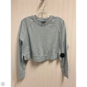 Picnic Fun AntiStaticLining Athletic Sweatshirt Crewneck By Sweaty Betty In Blue, Size: S