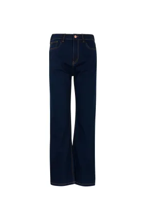 Wonder Denim Flare leg Jeans | DARK INDIGO | 6608B1 Essential Style Balanced Look