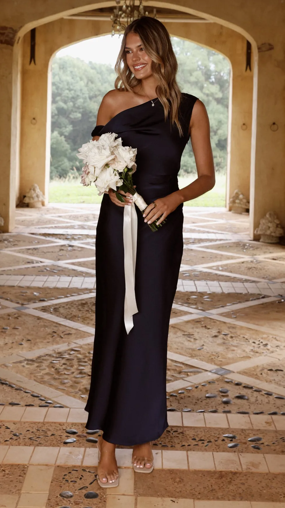 Dye Glow Calm River Gigi Maxi Dress - Navy
