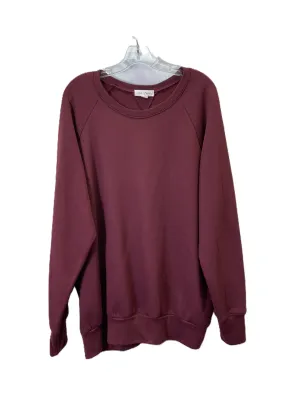 Sweatshirt Crewneck By Treasure And Bond In Maroon, Size: M Tribal Soul