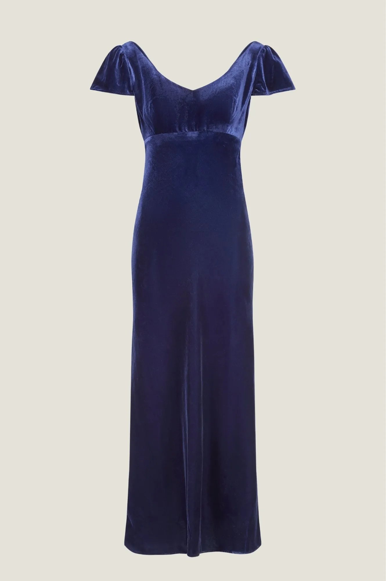 Lilah Velvet Maxi Dress | Navy Seasonal Comfort