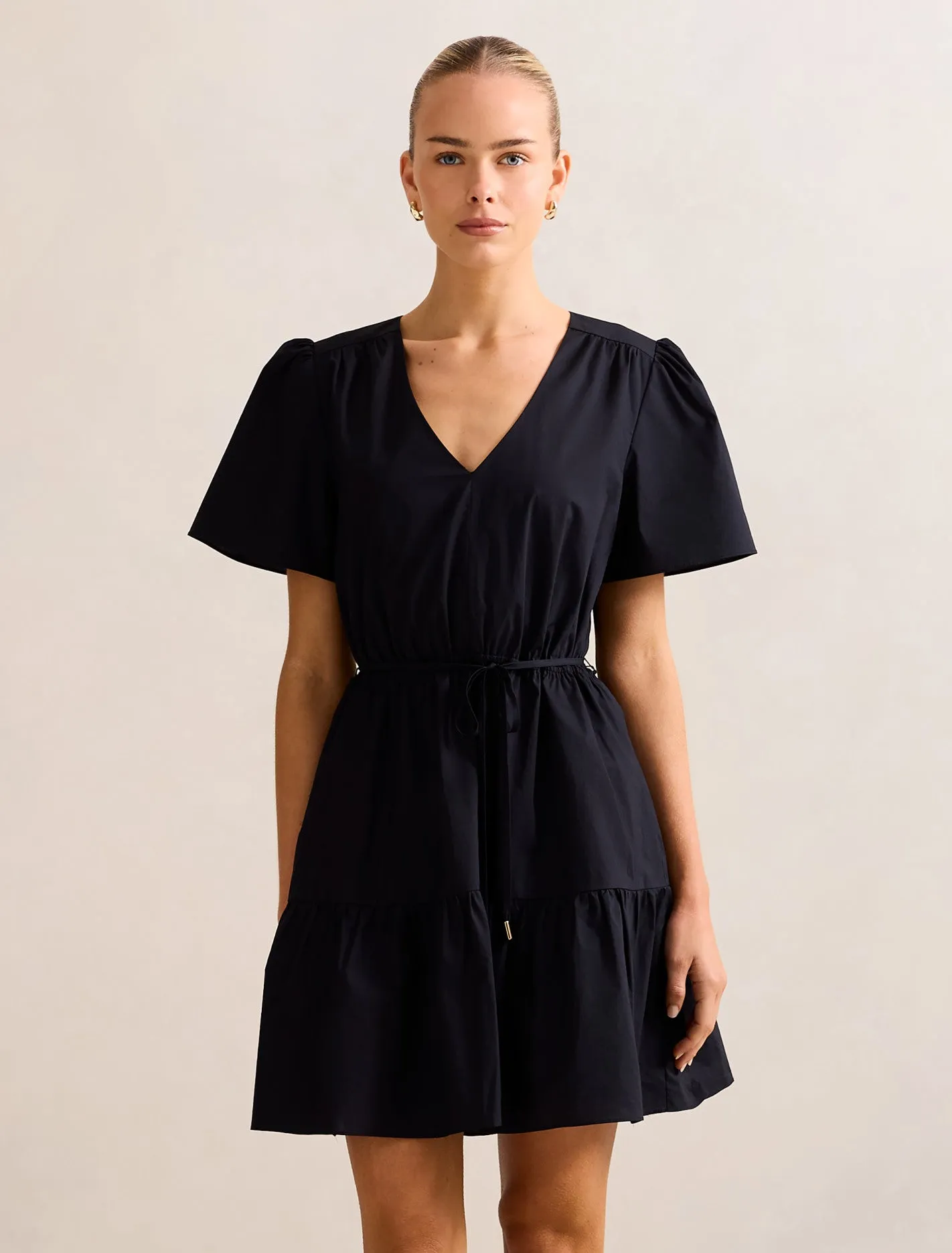 Fun Edge Sustainable production Hattie Short Sleeve Cotton Mini Dress