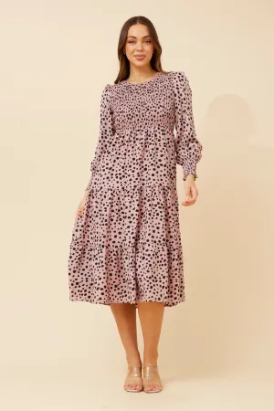 SHERRY ANIMAL PRINT MIDI DRESS Contemporary Style