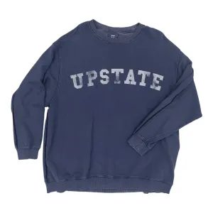 Sweatshirt Crewneck By Aerie In Blue, Size:Xl Trust Glow Reinforced Knees