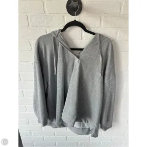 FlexibleCollarDesign Sweatshirt Hoodie By Jane And Delancey In Grey, Size: 3x