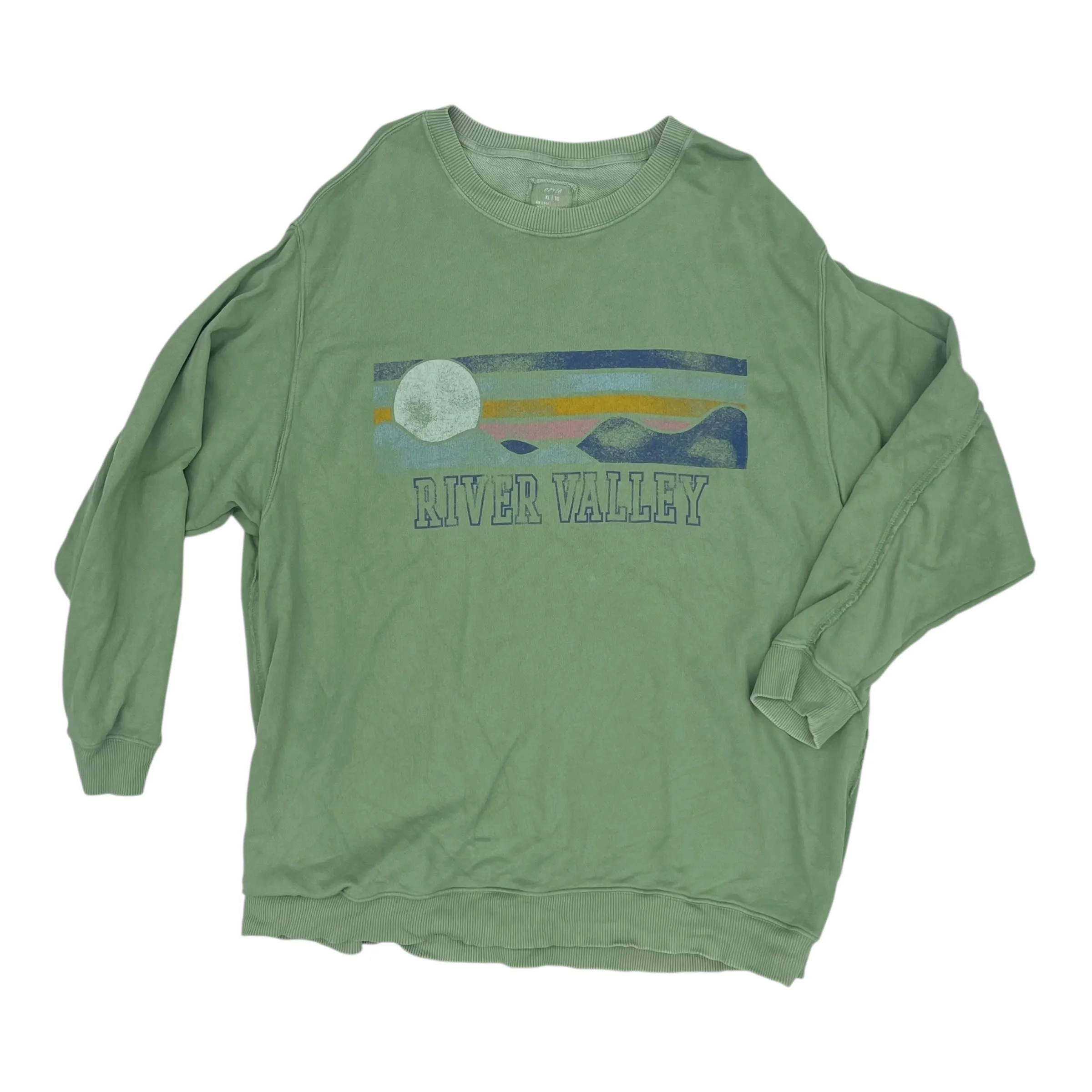 AntiStaticTechnology Sweatshirt Crewneck By Aerie In Green, Size:Xl