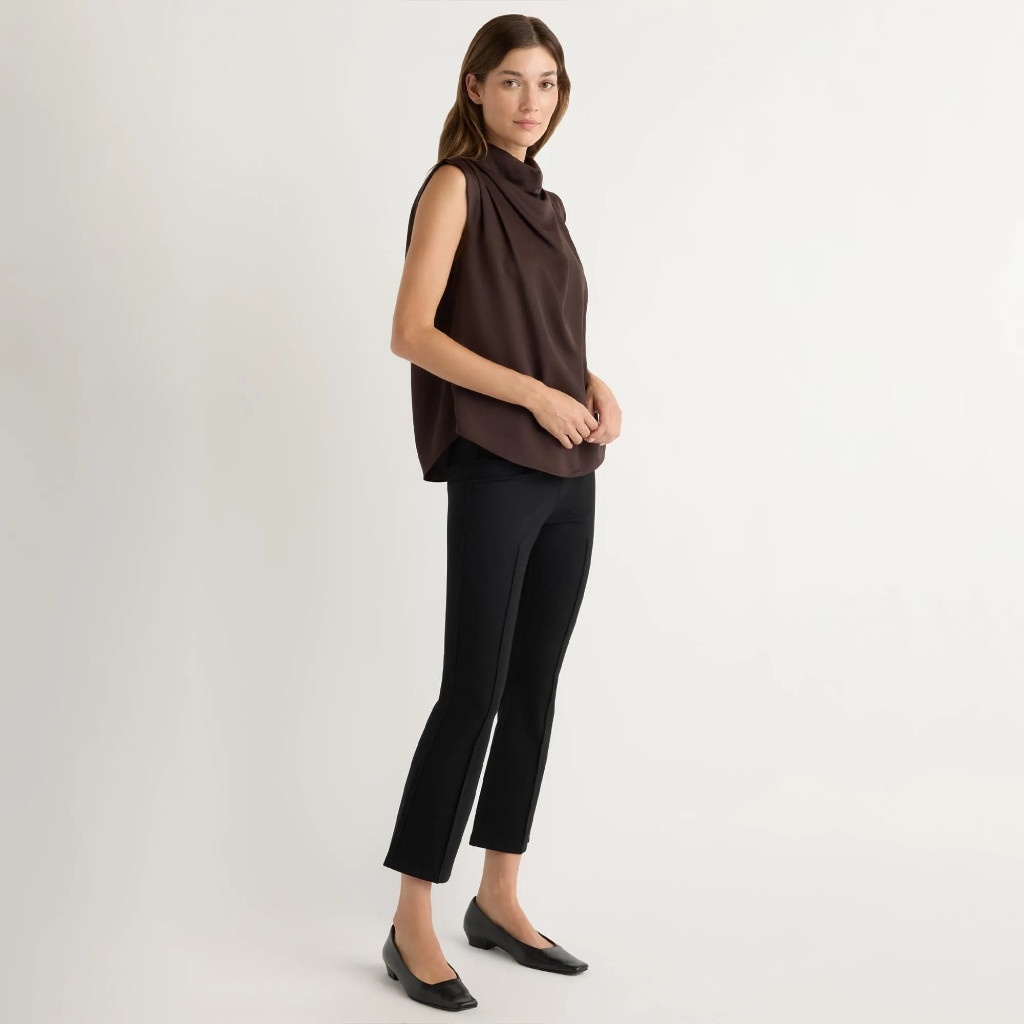 Essential Comfort Wear Tez Kick-Flare Ponte Stretch Pant