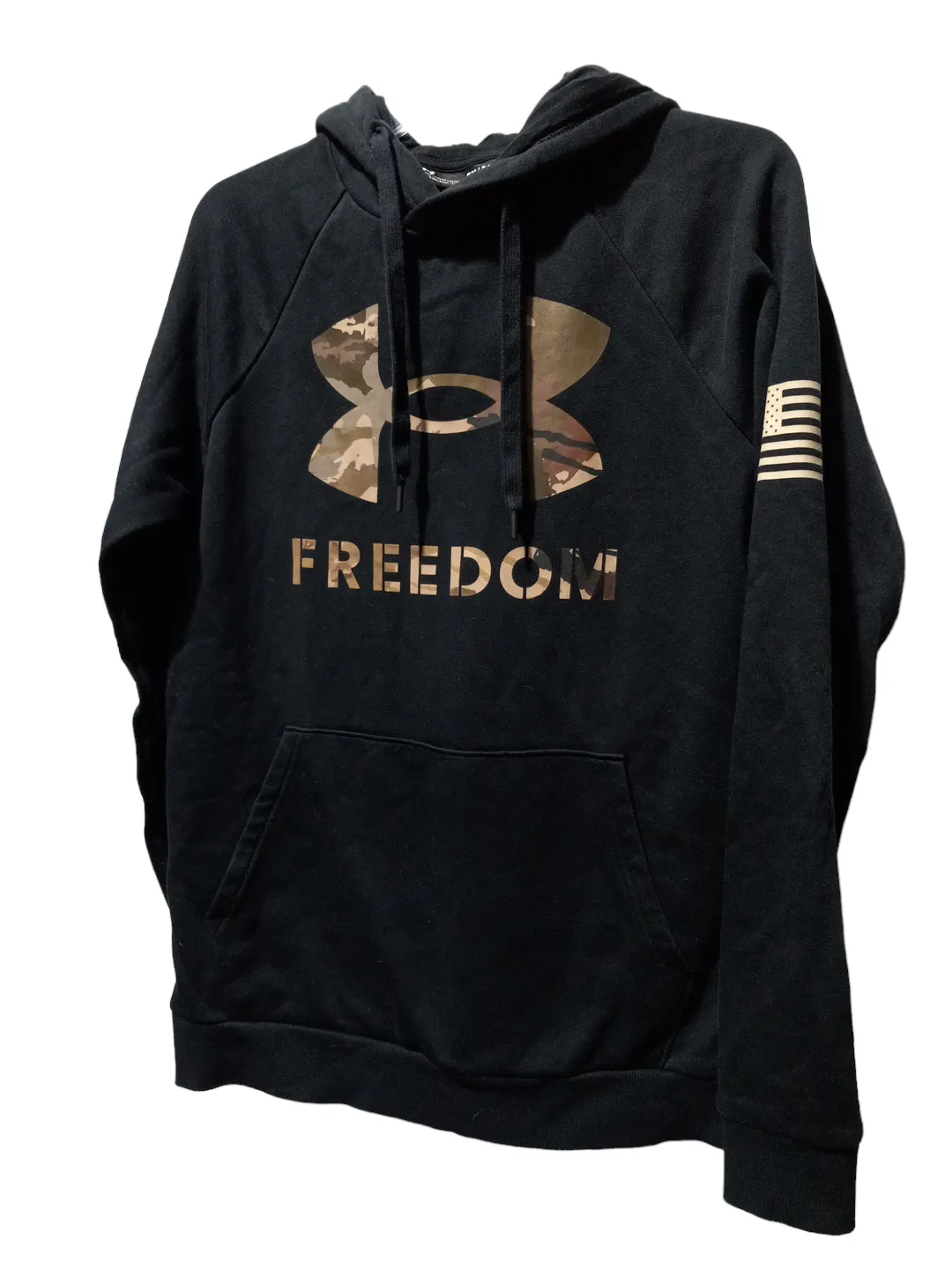 Black & Brown Sweatshirt Hoodie Under Armour, Size S Trend Vibe