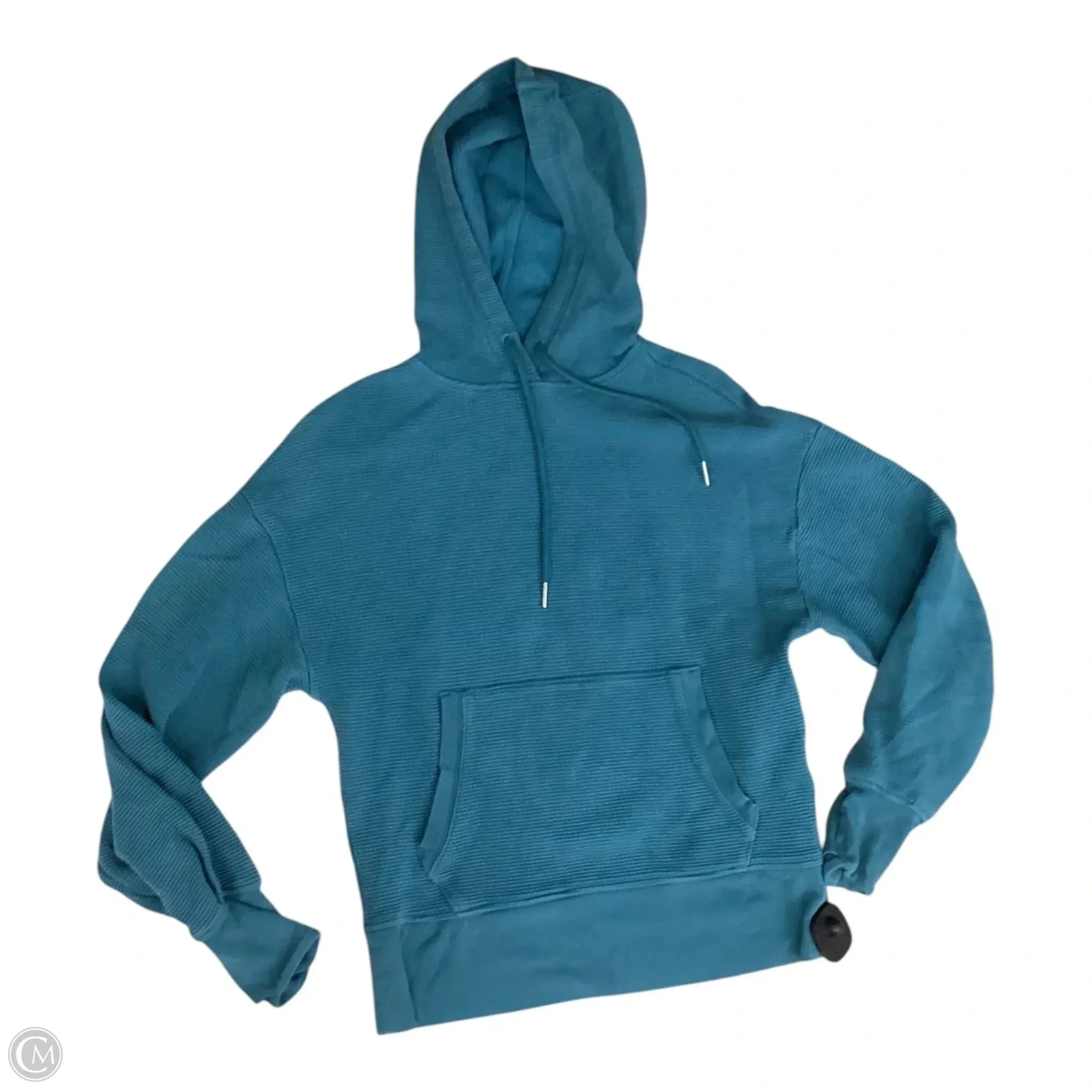 Athletic Sweatshirt Hoodie By Athleta In Teal, Size: Xs Sequin Glow Winter Fit
