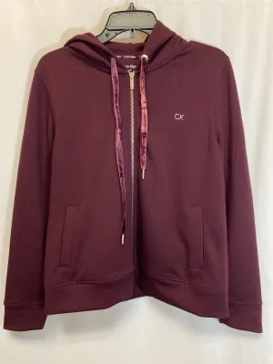 Sky Cool Sweatshirt Hoodie By Calvin Klein In Purple, Size: S