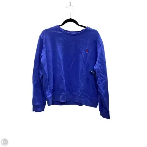 Sweatshirt Crewneck By Polo Ralph Lauren In Blue, Size: L Fast Fit Tulle Soul