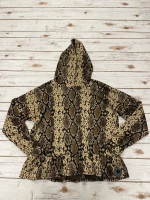 StretchWaistband Sweatshirt Hoodie By Cme In Animal Print, Size: Xl