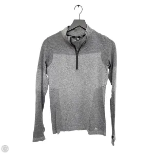 Athletic Sweatshirt Collar By Rbx In Grey, Size: M American Ease