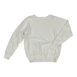 Flexible Waistline Heart Soul Sweatshirt Crewneck By Aerie In White, Size:M