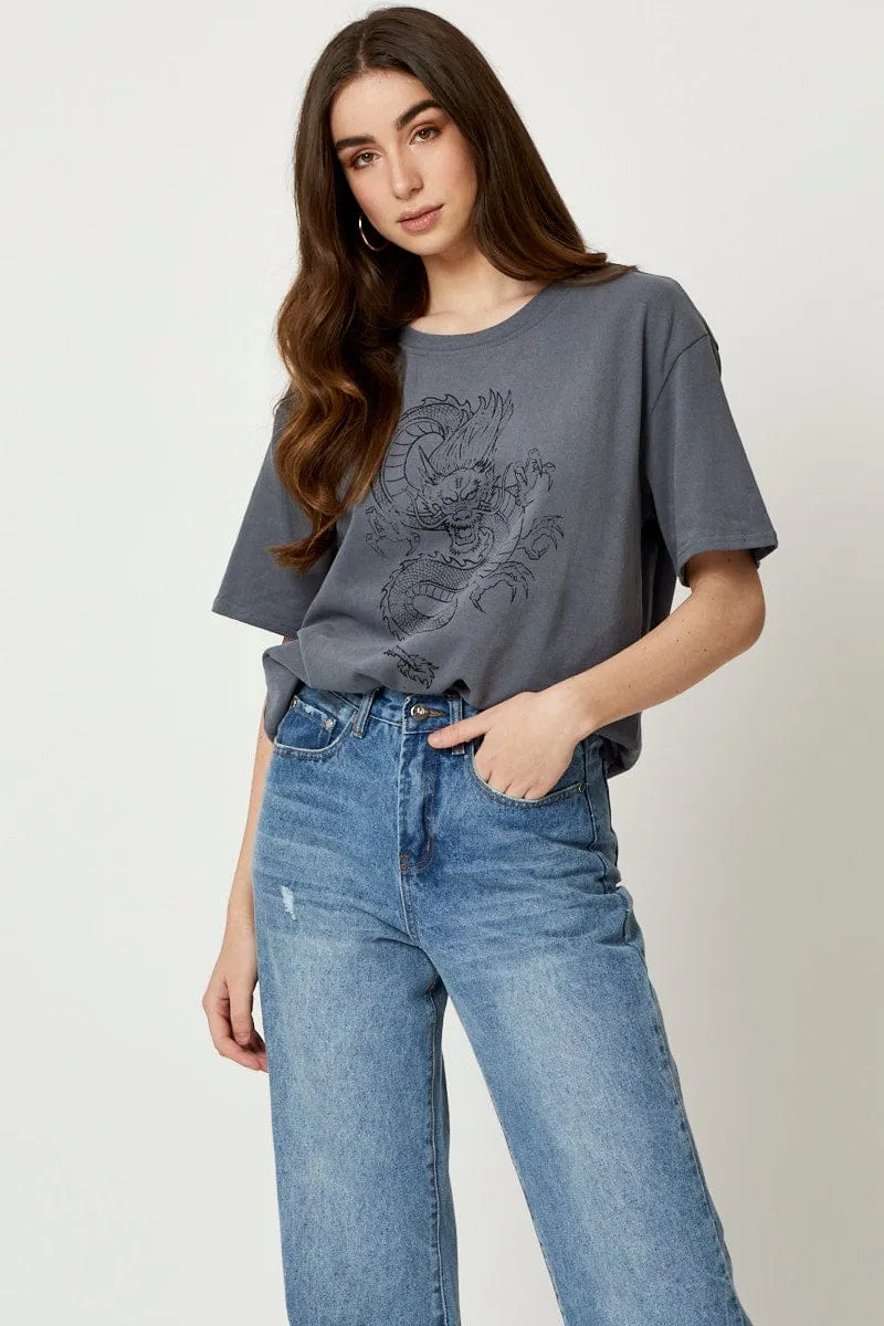 Craft Core Grey Dragon T-Shirt