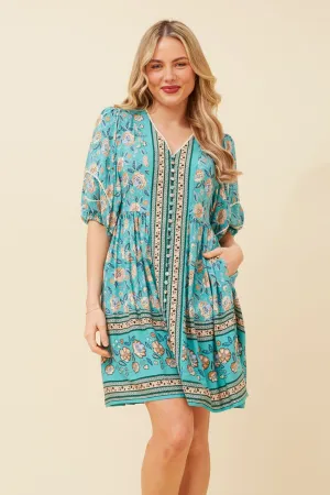 Office Glam LayeredConstruction IRINA BOHO SHORT DRESS