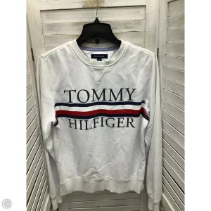 Sweatshirt Crewneck By Tommy Hilfiger In White, Size: Sp ShrinkResistant Day Glow