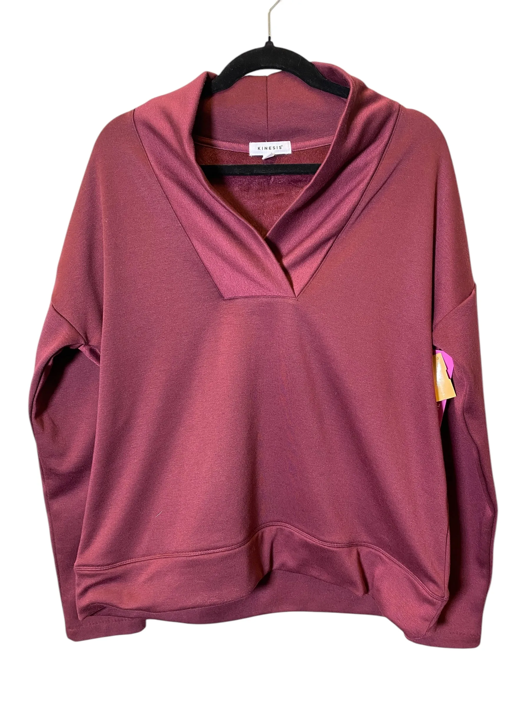 Thermal Insulation Sweatshirt Crewneck By Cmc In Maroon, Size: M