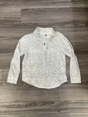 SplitHemDesign Sweatshirt Collar By So In Grey, Size: Xl