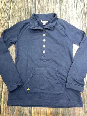Sweatshirt Collar By Lilly Pulitzer In Navy, Size: S Lightweight insulation
