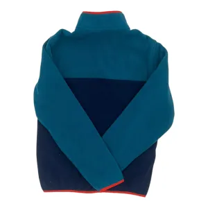 ATHLETIC SWEATSHIRT COLLAR by LANDS END In BLUE, Size: S Elastic cuffs