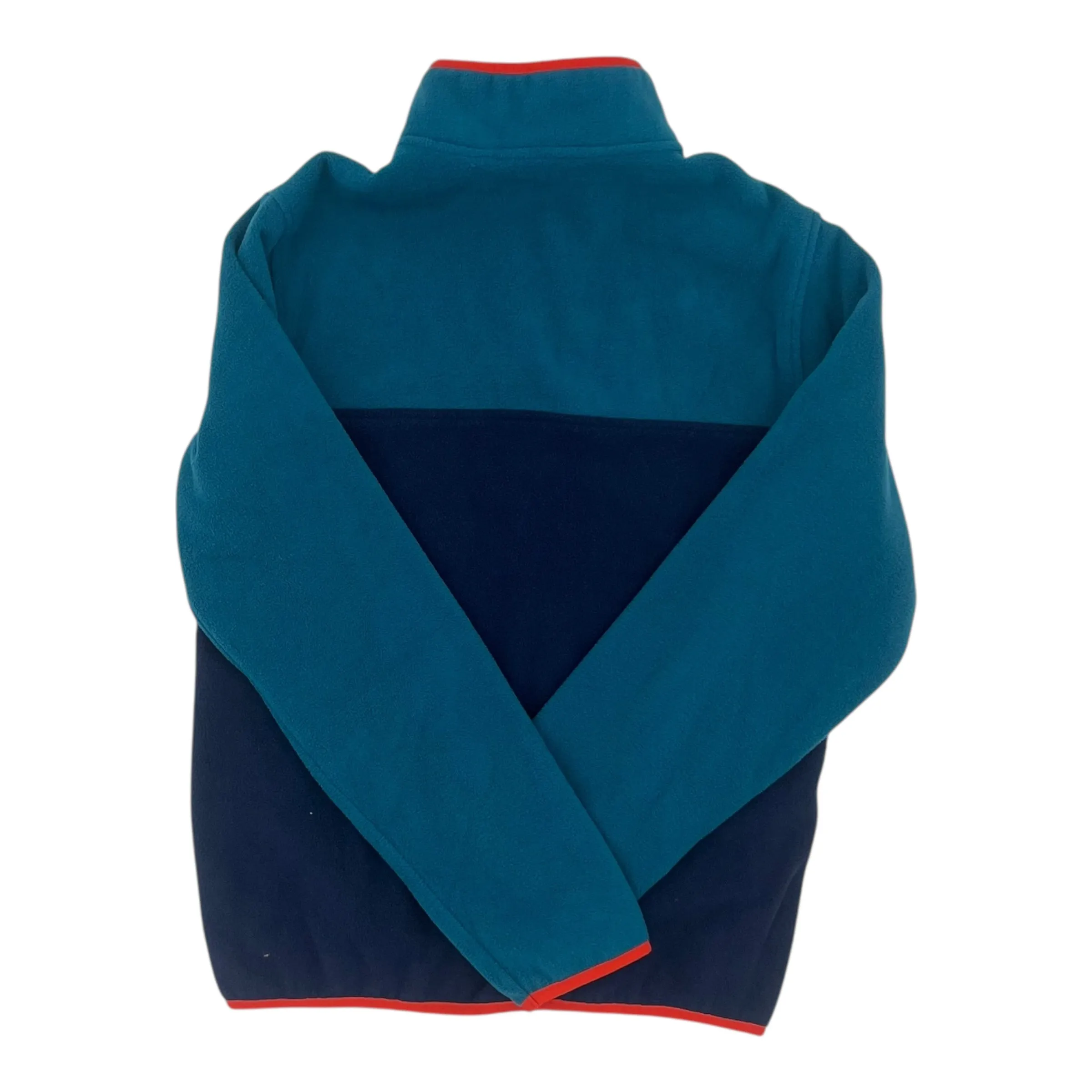 ATHLETIC SWEATSHIRT COLLAR by LANDS END In BLUE, Size: S Elastic cuffs