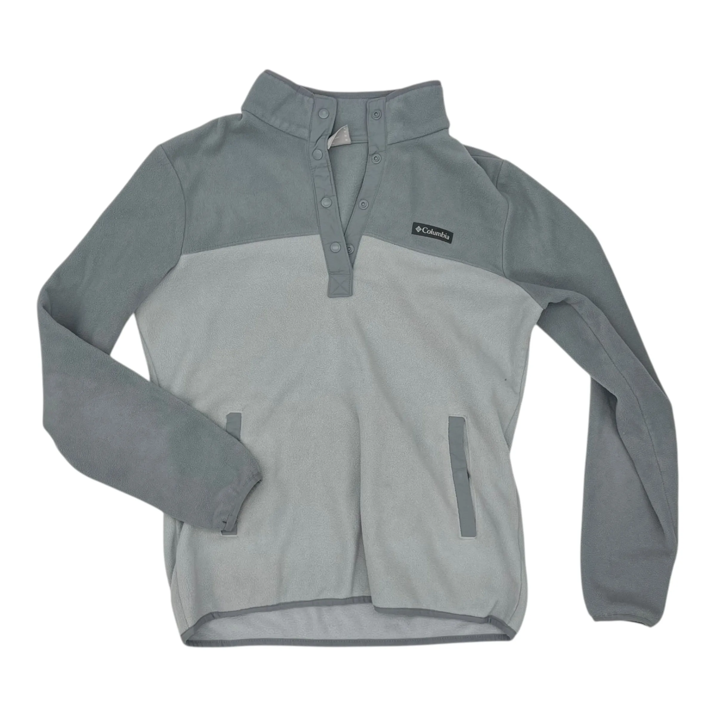 Athletic Sweatshirt Collar By Columbia In Grey, Size:M Elegant Wear
