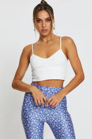 Durable materials White Crop Top