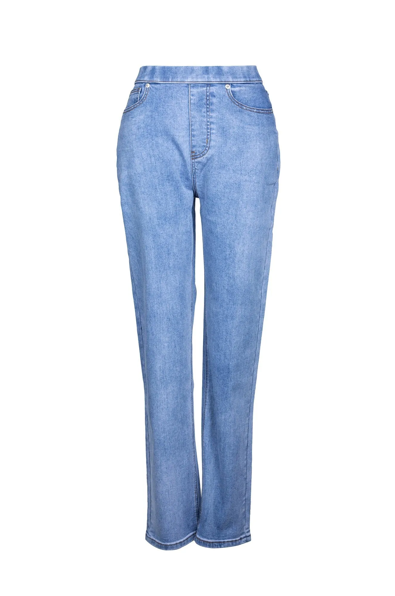 Street Routine Balanced Look Regular Jeans | MID INDIGO | 0022B1