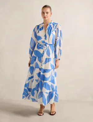 Adeline Tiered Midi Dress Elegant Attire