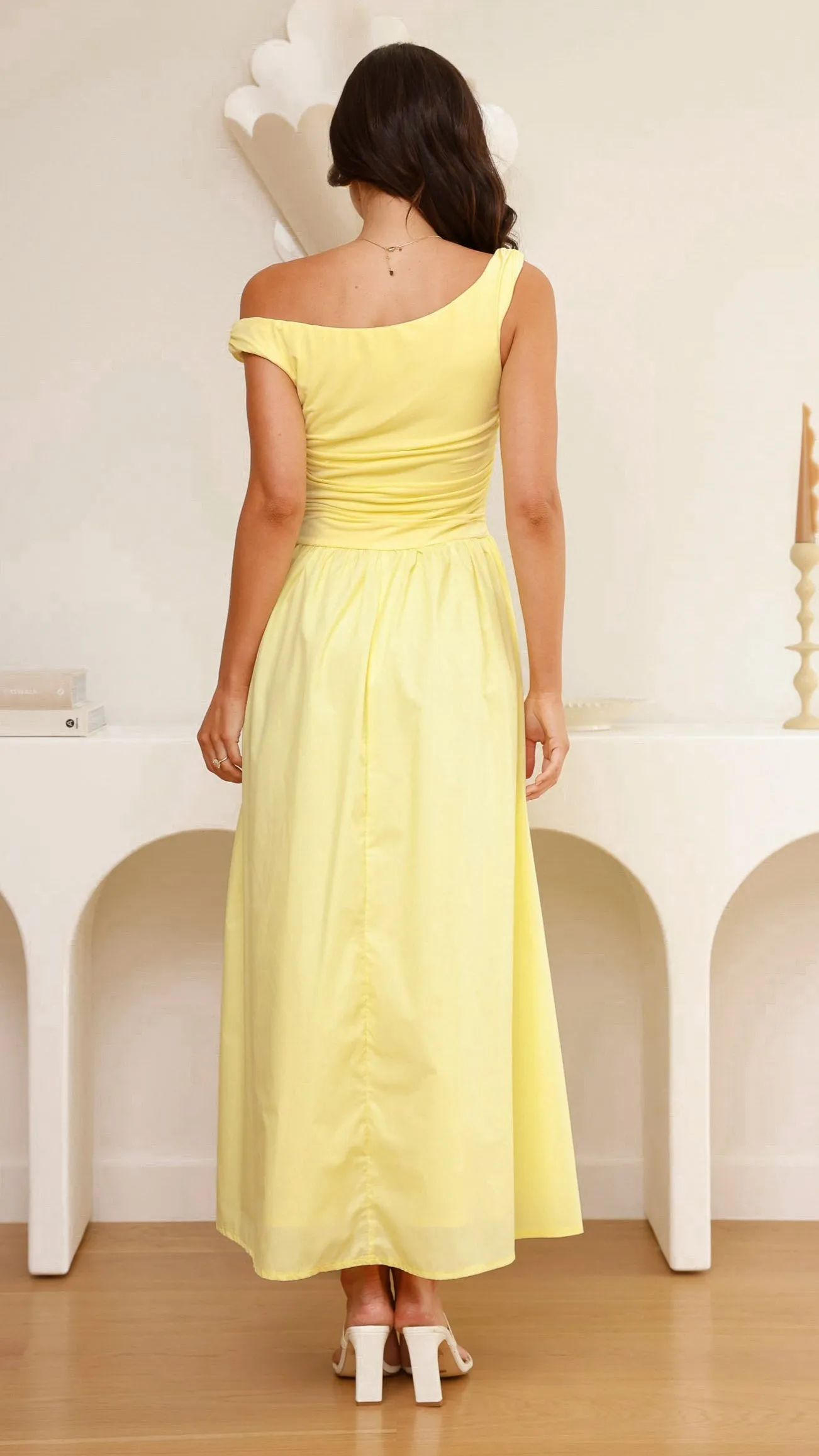 Season Flow All Day Elegance Immy Midi Dress - Yellow