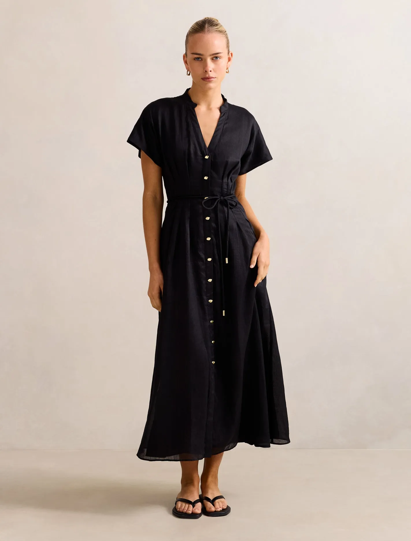 Any Season Jemma Shirt Midi Dress