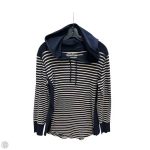 Versatile Dress Sheer Fit Sweatshirt Hoodie By Eddie Bauer In Navy, Size: L