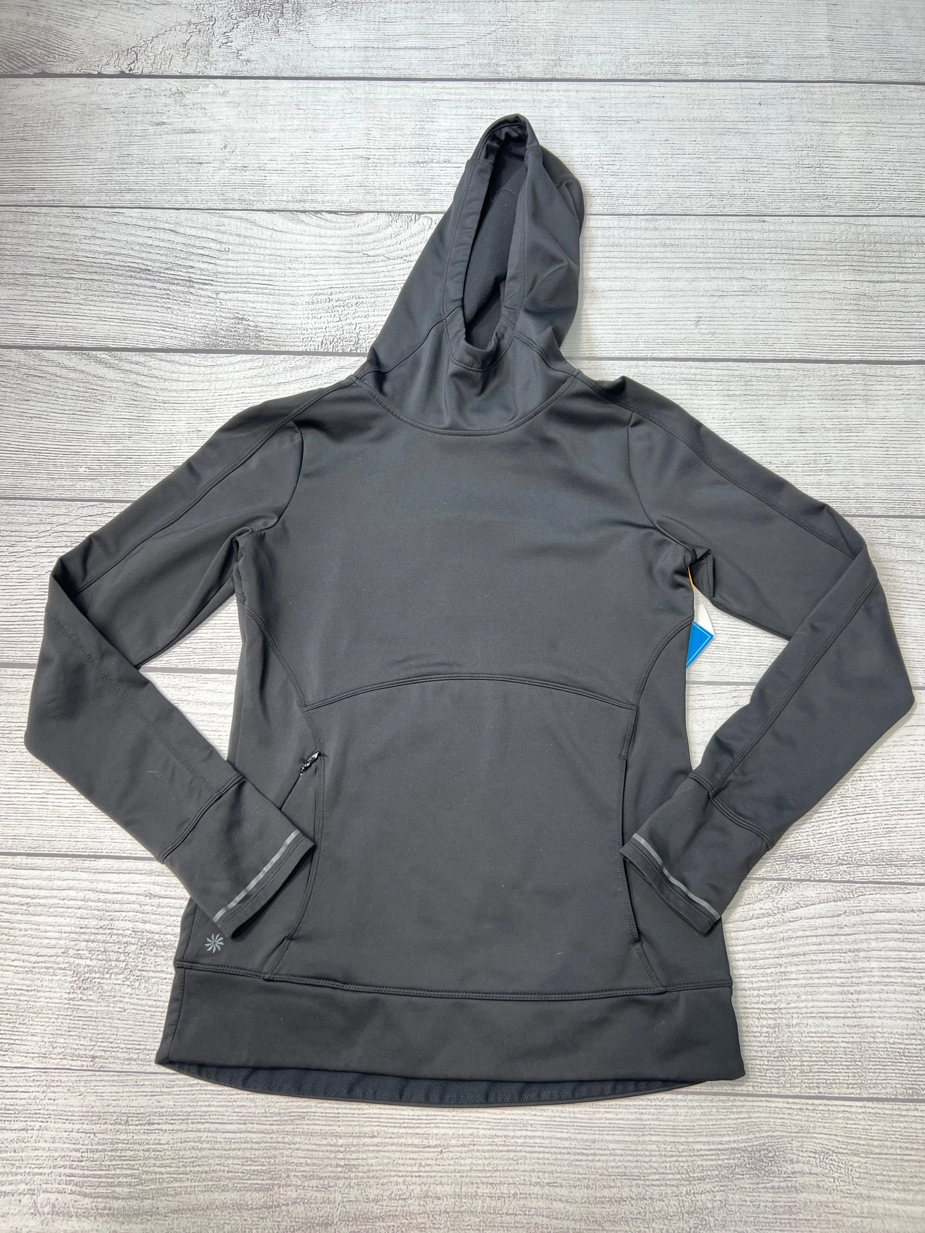 NonIrritatingSeams Athletic Sweatshirt Hoodie By Athleta In Black, Size: Xs