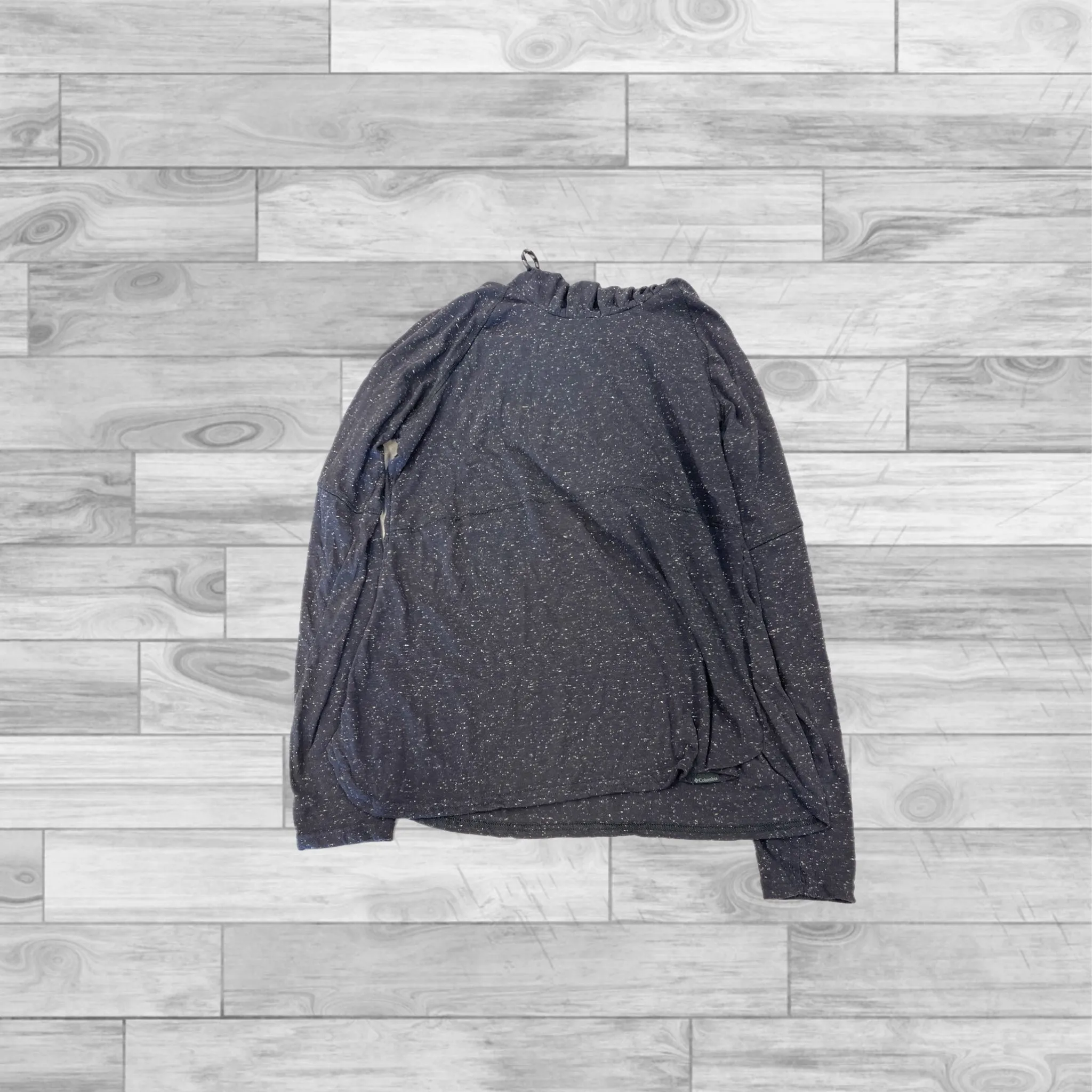 Grey Sweatshirt Hoodie Columbia, Size M Glow Up