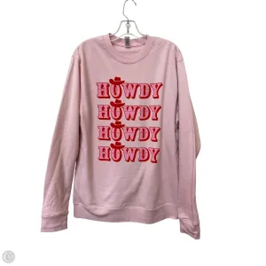 Breezy Comfort NonChafe Sweatshirt Crewneck By Cme In Pink, Size: M