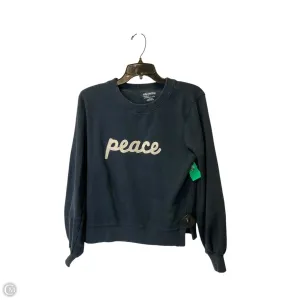 Sweatshirt Crewneck By Ashley Brown Durand In Navy, Size: S Evening Glow Story Glow