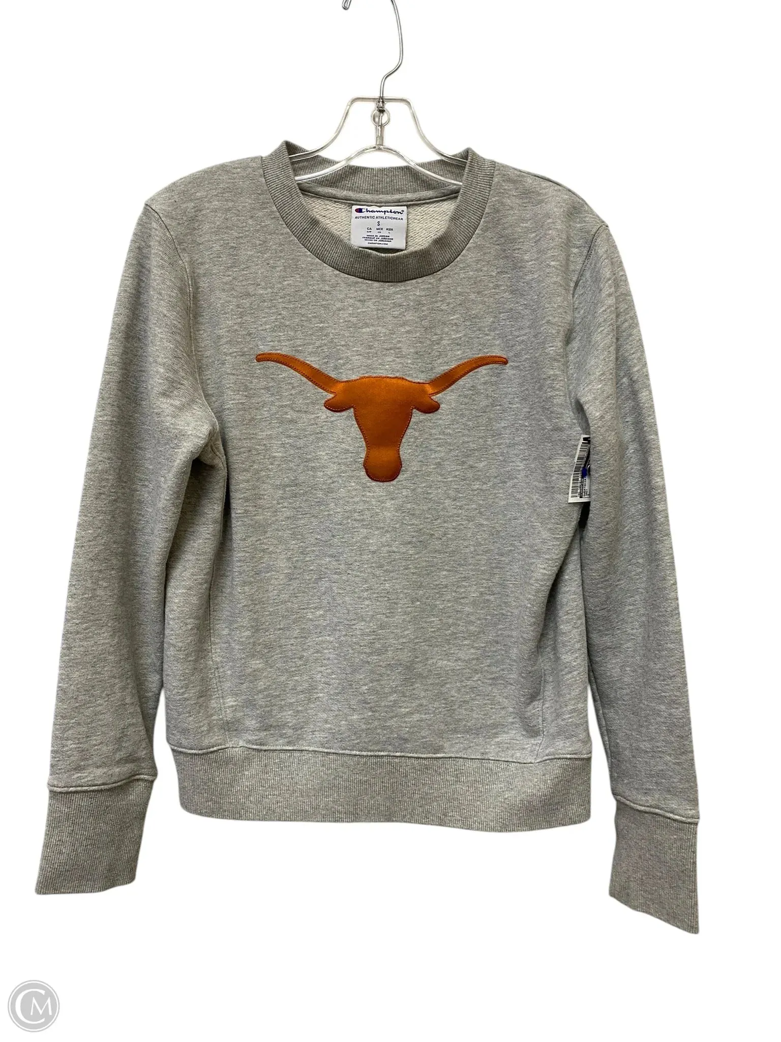 Sweatshirt Crewneck By Champion In Grey, Size: S EcoFriendlyProduction