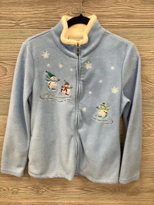 Winter Fit Sweatshirt Collar By Breckenridge In Blue, Size: M
