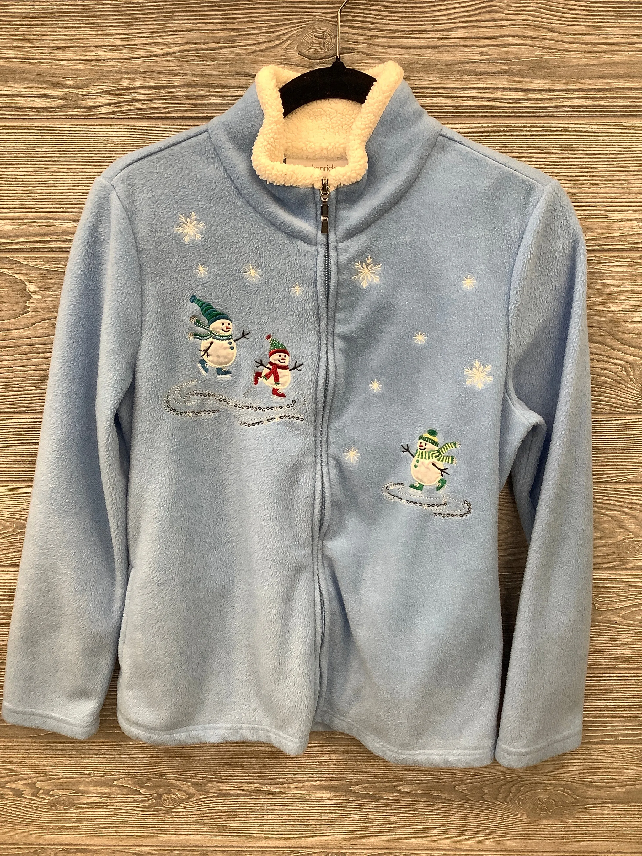 Winter Fit Sweatshirt Collar By Breckenridge In Blue, Size: M
