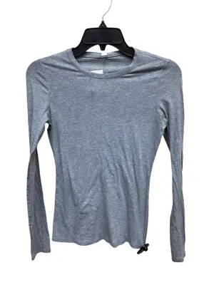 Athletic Sweatshirt Crewneck By Lululemon In Grey, Size: 2 Light Core