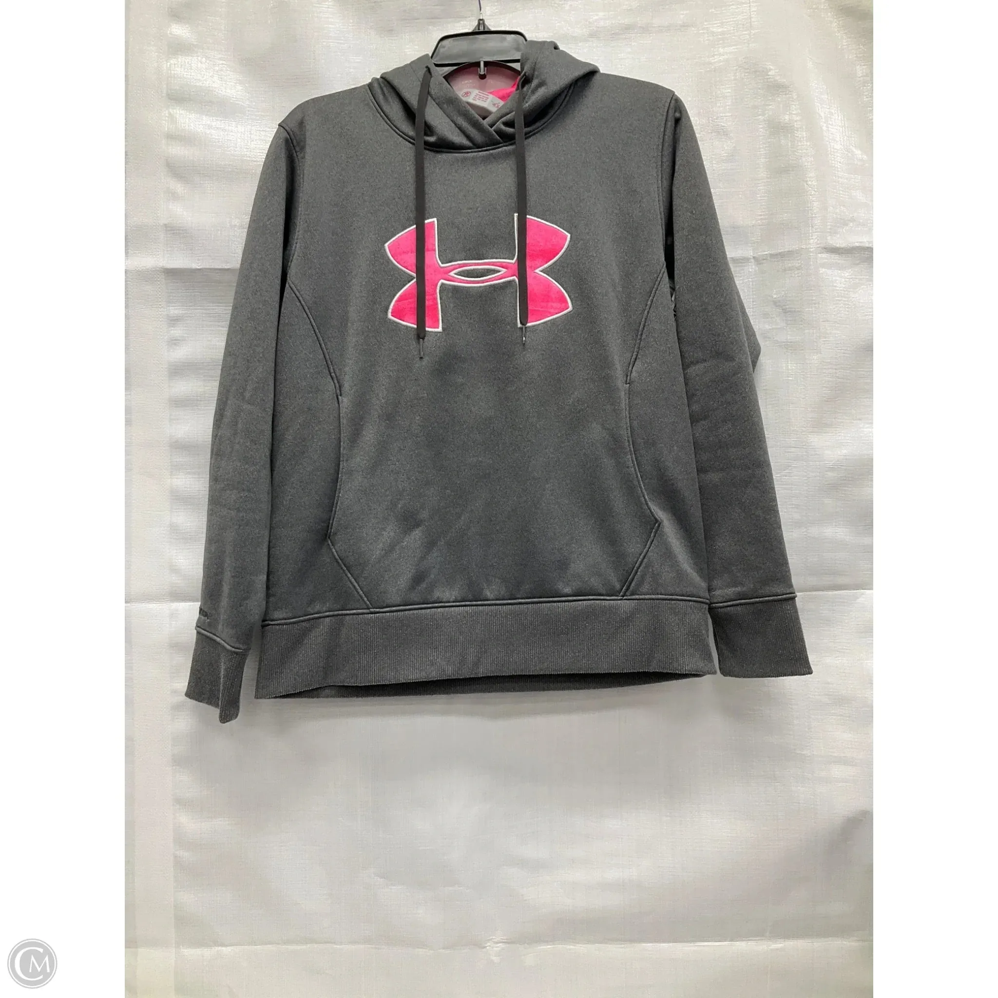 Athletic Sweatshirt Hoodie By Under Armour In Grey & Pink, Size: M Travel Vibe Sea Fit