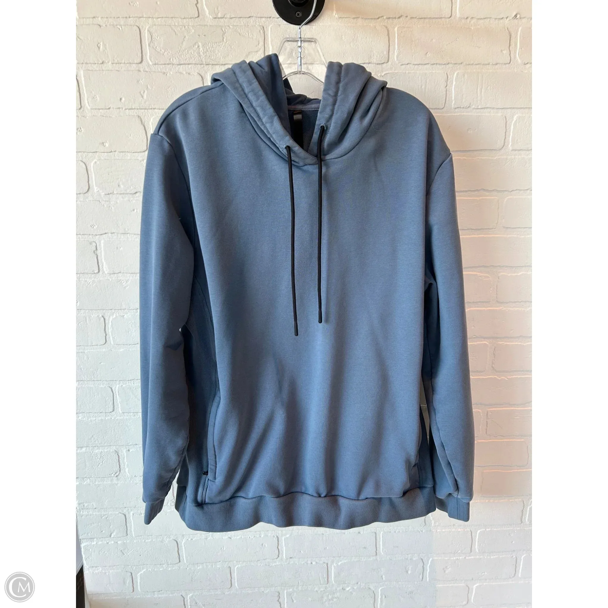 Cool Sweater Athletic Sweatshirt Hoodie By Fabletics In Blue, Size: Xxl