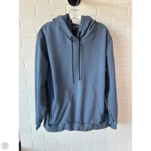 Cool Sweater Athletic Sweatshirt Hoodie By Fabletics In Blue, Size: Xxl