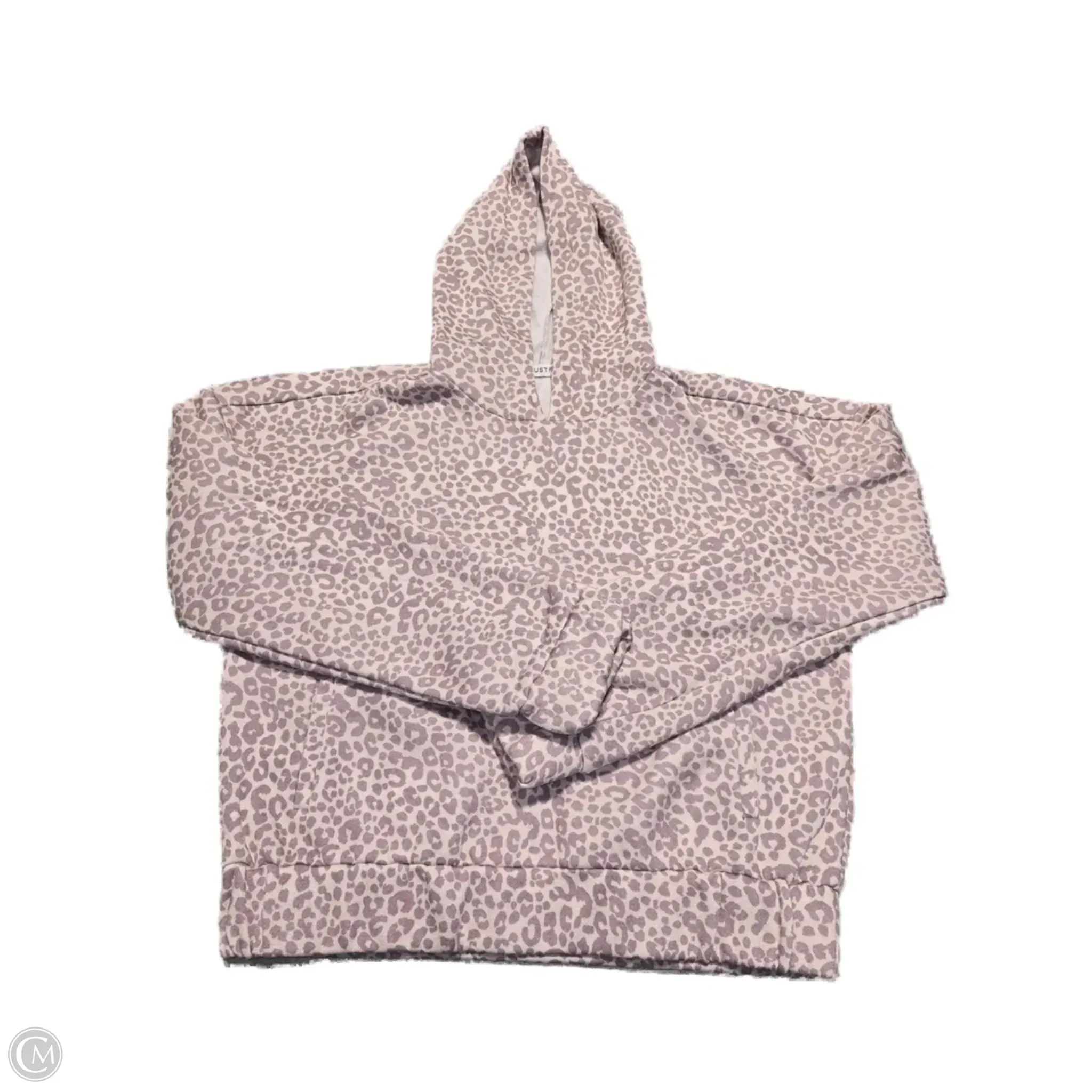 Sweatshirt Hoodie By Just Fab In Animal Print, Size: L FrictionResistant Classic Glow