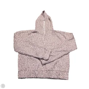 Sweatshirt Hoodie By Just Fab In Animal Print, Size: L FrictionResistant Classic Glow