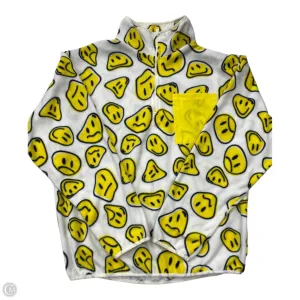 Sweatshirt Collar By 4th Dimension In White & Yellow, Size: L Classic Glow Sun shield