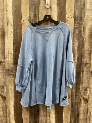 Self Love Sweatshirt Crewneck By American Eagle In Blue, Size: Xs