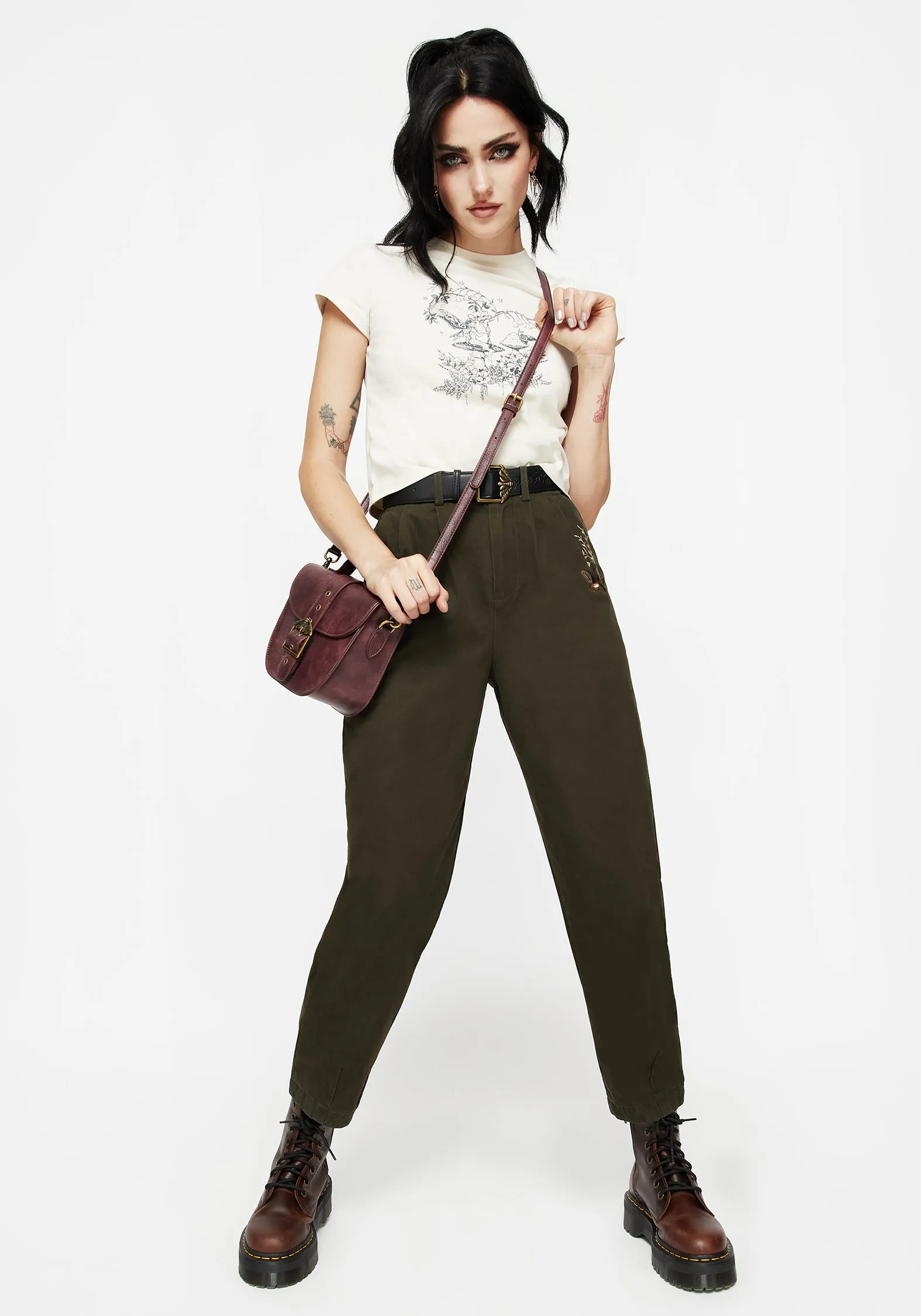 Layer Ready quick dry Copia Embroidered Tapered Tailored Trousers